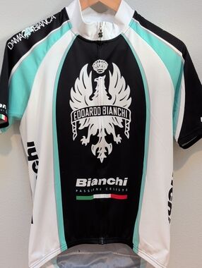 Women's Celeste & Black Cycling Jersey
